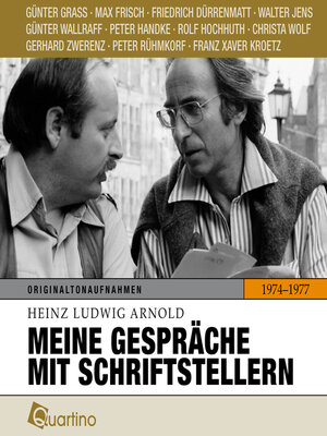 cover image of Meine Gespräche mit Schriftstellern 1974--1977